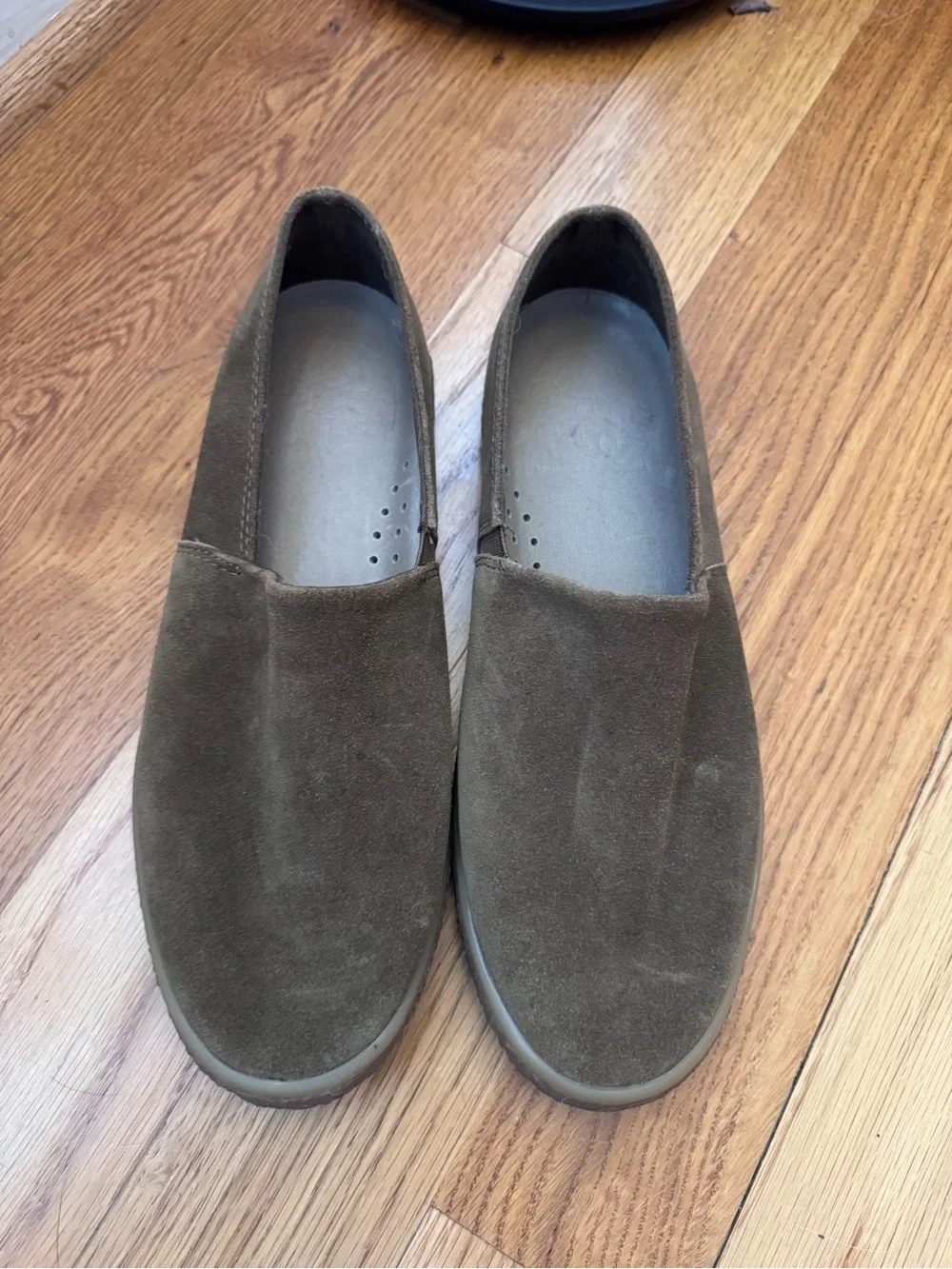 SeaVees Men's Olive Suede Slip-On Loafers